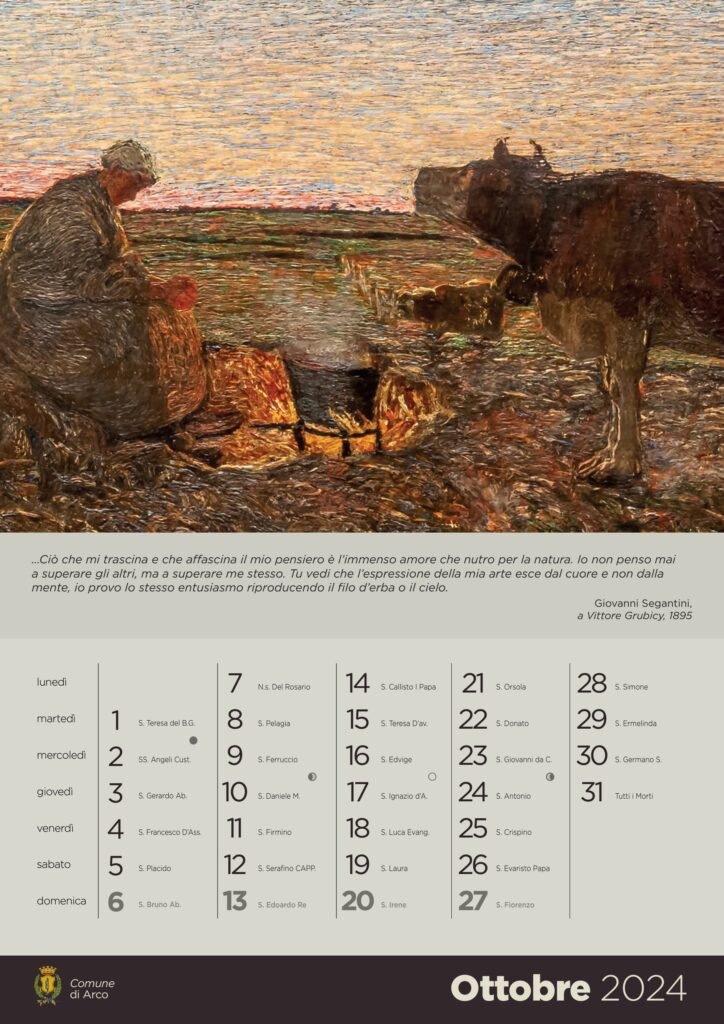 Calendario 2024 del Comune di Arco